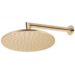 Voda Wall Mounted Shower Drencher (Round) - Brushed Brass (PVD)  