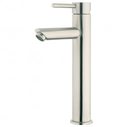 Voda Stainless Minimal High Rise Basin Mixer Stainless Steel