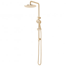 Voda Storm Double Head Shower - Brushed Brass (PVD)