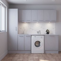 Newtech Laundry Tall Wide Cabinet 600mm 1 Door