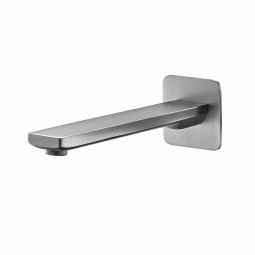 Waterware Cube Wall Mounted Bath Spout Brushed Nickel
