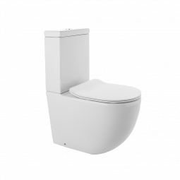 Waterware Luci2 Toilet Suite with Slim Seat Gloss White