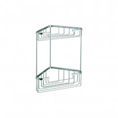Plumbline Progetto Eco Style 2 Tier Corner Wire Basket
