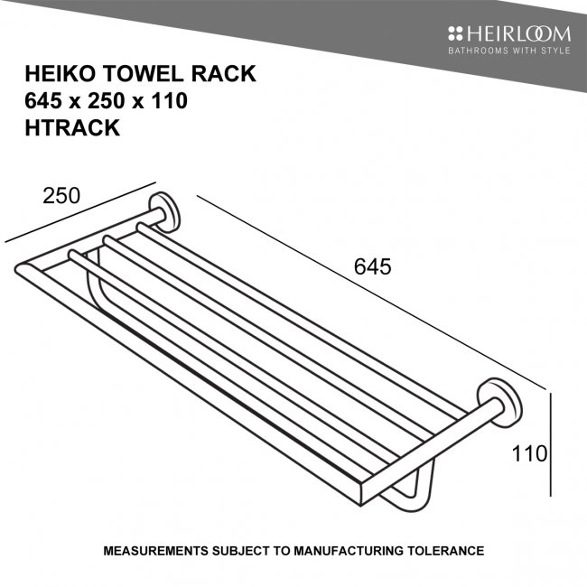 Heirloom Heiko Towel Rack