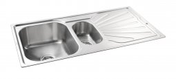 Englefield Clip Kitchen Sink 1 1/4 Bowls