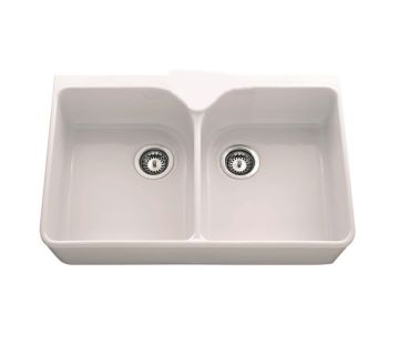 Chambord Clotaire II Butler Sink Double Bowl White