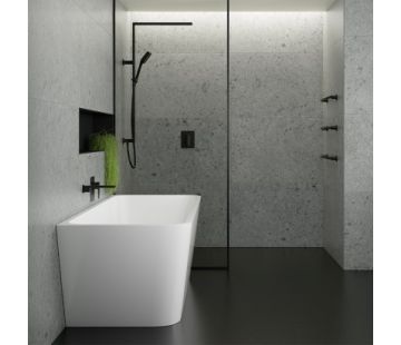 Diseno Acrylic Back To Wall Bath