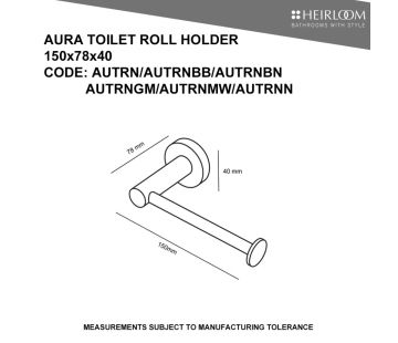 Aura Toilet Roll Holder