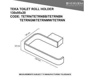 Teka Toilet Roll Holder