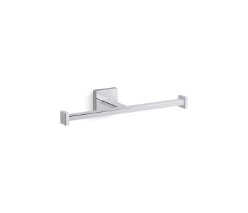 Square Double Toilet Paper Holder