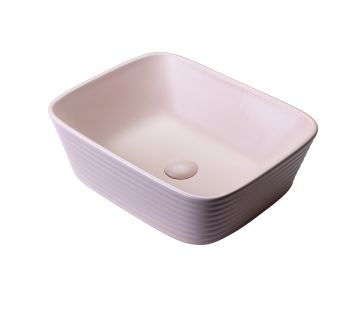 Lineal 500  Ribbed Basin Rose Beige