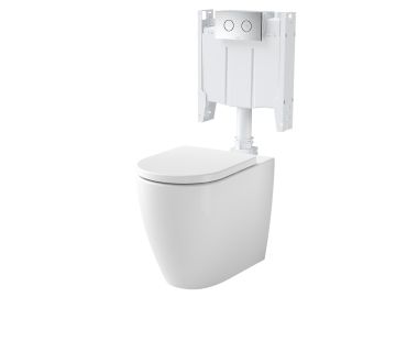 Urbane II Cleanflush Invisi Series II Wall Faced Suite (with GermGard)