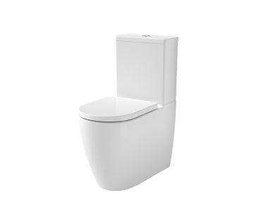 Urbane II Cleanflush Wall Faced Close Coupled Toilet Suite (with GermGard)