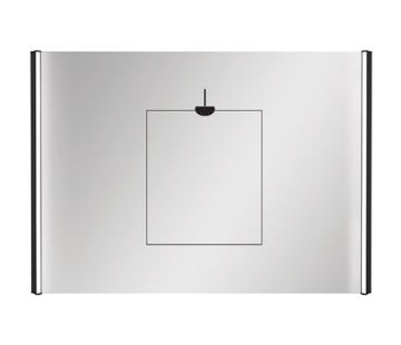 Solo Simple Mirror 1200 & 1 x Demister & Kobi LED