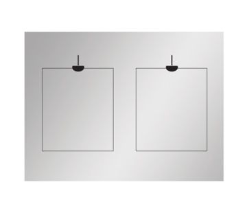 Solo Simple Mirror 1200 & 2 x Demister pad