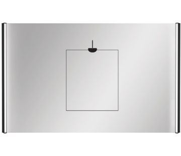 Solo Simple Mirror 1400 & 1 x Demister & Kobi LED