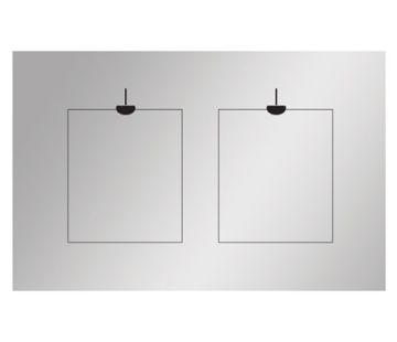 Solo Simple Mirror 1400 & 2 x Demister pad