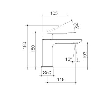 Urbane II Basin Mixer