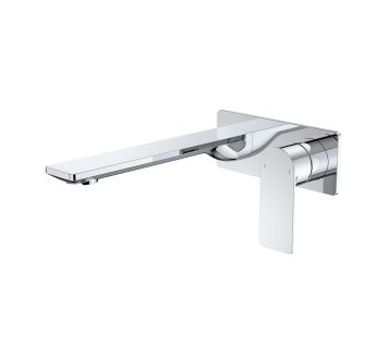 Urbane II Wall Basin/Bath Mixer - Rectangle Cover Plate