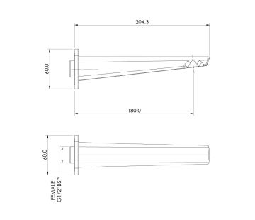 Axiss II Bath Spout