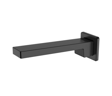 Blaze Wall Mounted Bath Spout - Black