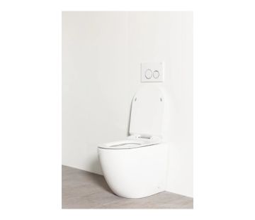 Milu Crest Odourless Floor Mount Toilet Pan