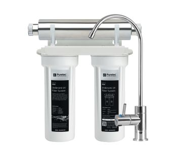 Undersink UV Water Filter System with LED Filter Faucet 