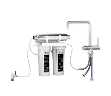 Undersink UV Water Filter System with Tripla T5 LED Mixer Tap 