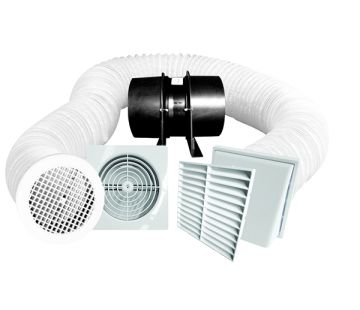 Pro-Series Low Profile Shower Fan Kits