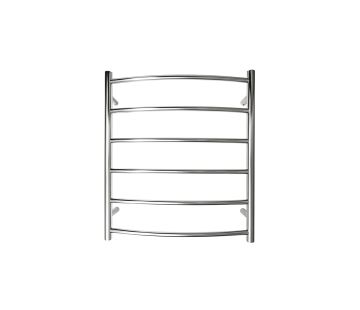 Manhattan Curved Round Heated Towel Rail 6 Bar