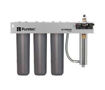 Hybrid R11 Triple Stage Filtration plus UV Protection, Reversible Mounting Bracket, 120 Lpm