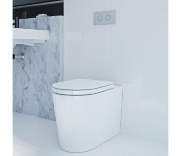 Liano Wall Faced Invisi Series II Toilet Suite