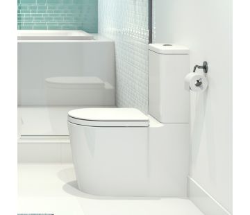 Liano Wall Faced Close Coupled Toilet Suite Back Entry