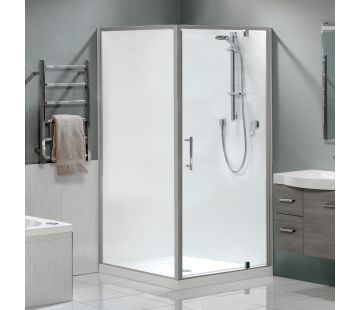 Millennium 2-Sided Corner Acrylic Showers - Pivot Door