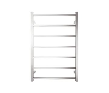 Jersey Square Heated Towel Rail: 7 Bars