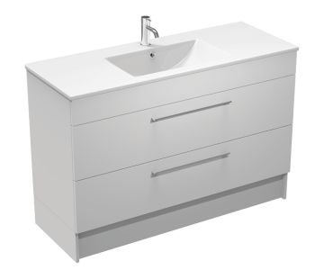 Mia 1200 2 Drawer Wall/Floor Vanity