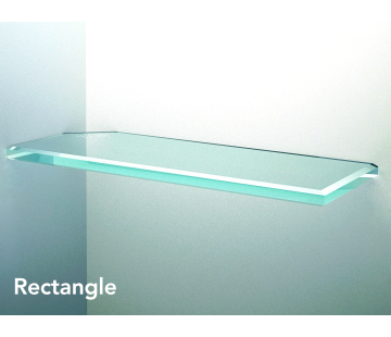 Rectangle Floating Glass Shelves