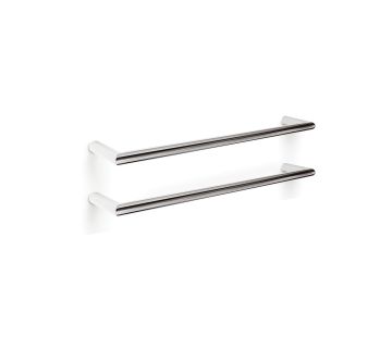 Round Single Bar Heated Towel Rail 850mm