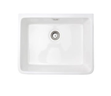 Butler Single Bowl - White