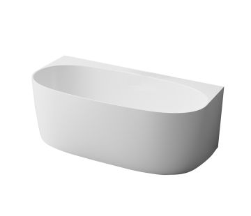 Spencer Oval Back-to-Wall Bath