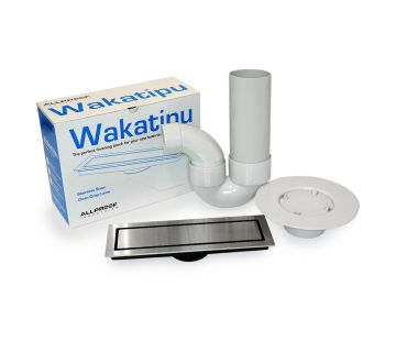 Wakatipu Stainless Steel Shower Tile Waste Kit