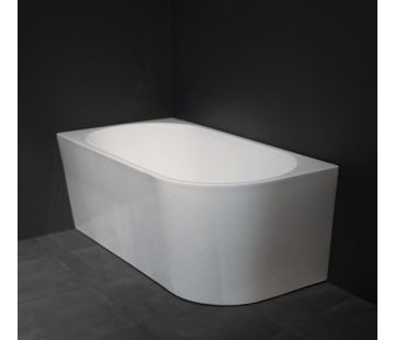 Tondo Corner Back to Wall Bath