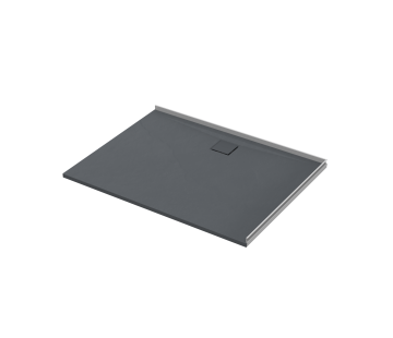 SlateForma 2-Sided Corner Shower Tray