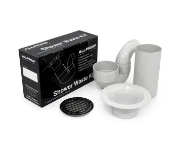 Vinyl Shower Waste Kit 